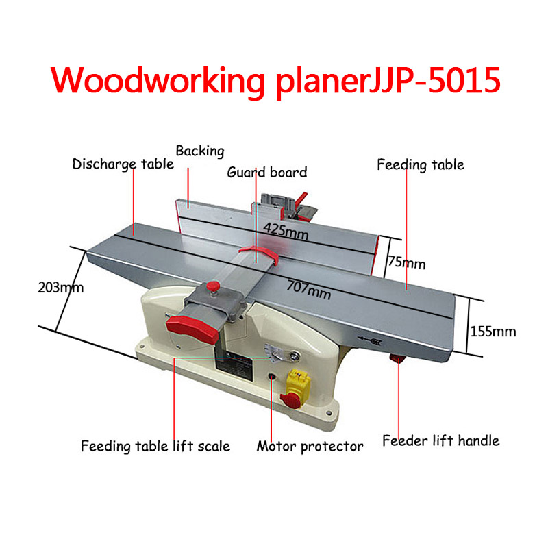 Woodworking Thicknesser - Plaque de travail en aluminium, Dégauchisseuse