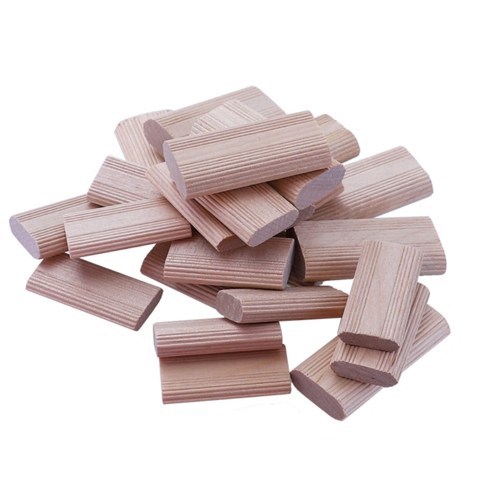 Woodworking Domino - 50/100 pièces hêtre bois dominos Tenons