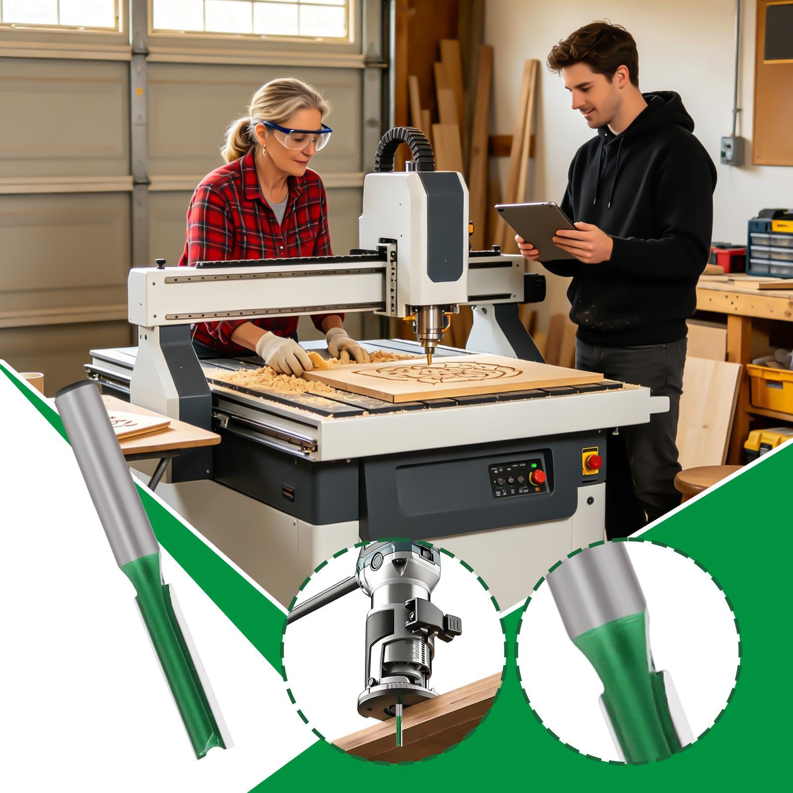 Fraise droite de 8 mm de diamè - Woodworking Groove avis et prix