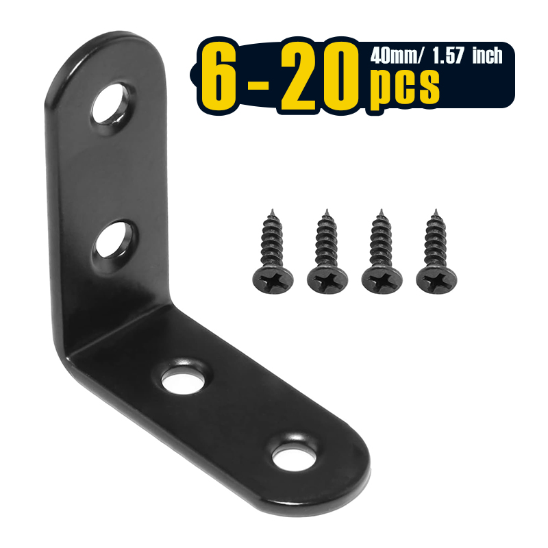 Support en L d'angle noir, sup - Woodworking Joint avis et prix
