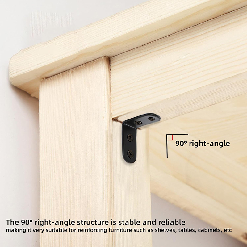 Support en L d'angle noir, sup - Woodworking Joint avis et prix