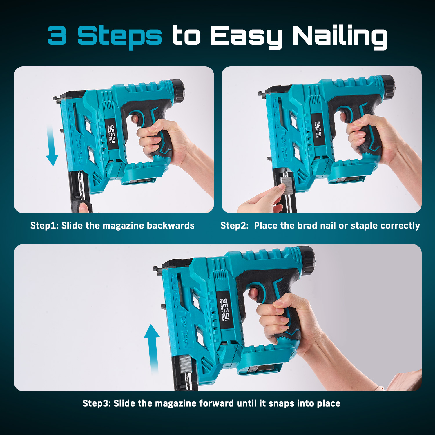 SEESII Cloueur-agrafeuse élect - Woodworking Nails avis et prix