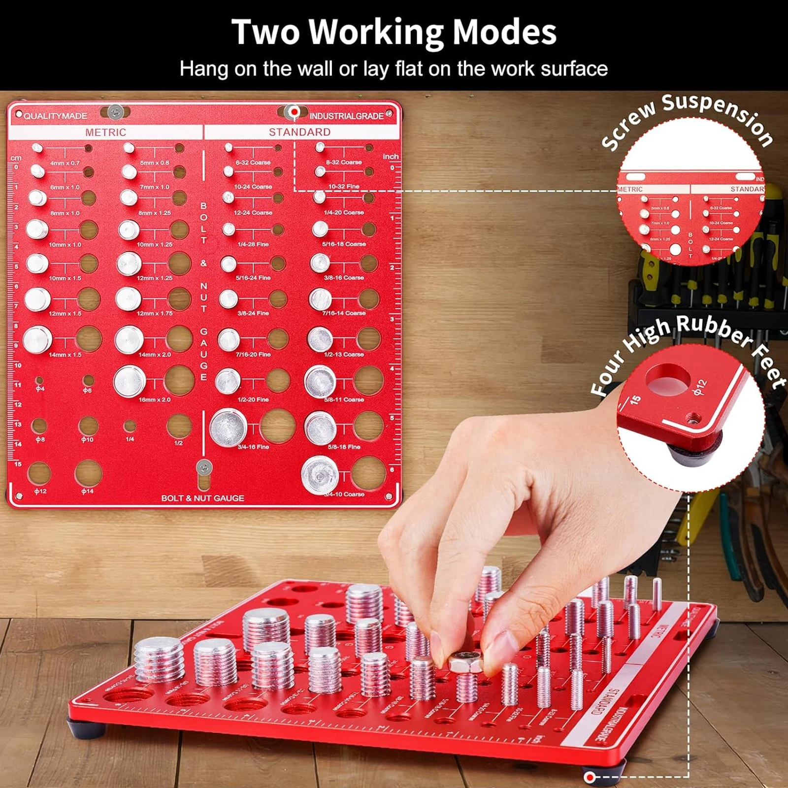 Jeu de jauges de filetage pour - Woodworking Tool Stores avis et prix