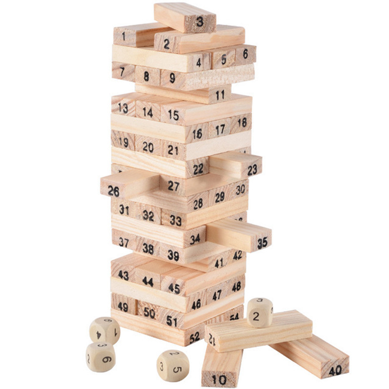 54 pièces blocs de constructio - Woodworking Domino avis et prix