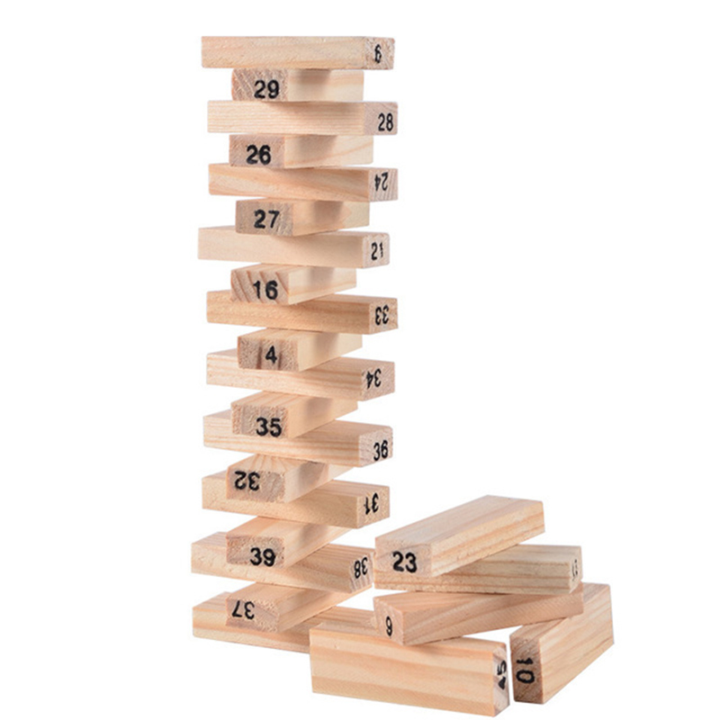 54 pièces blocs de constructio - Woodworking Domino avis et prix