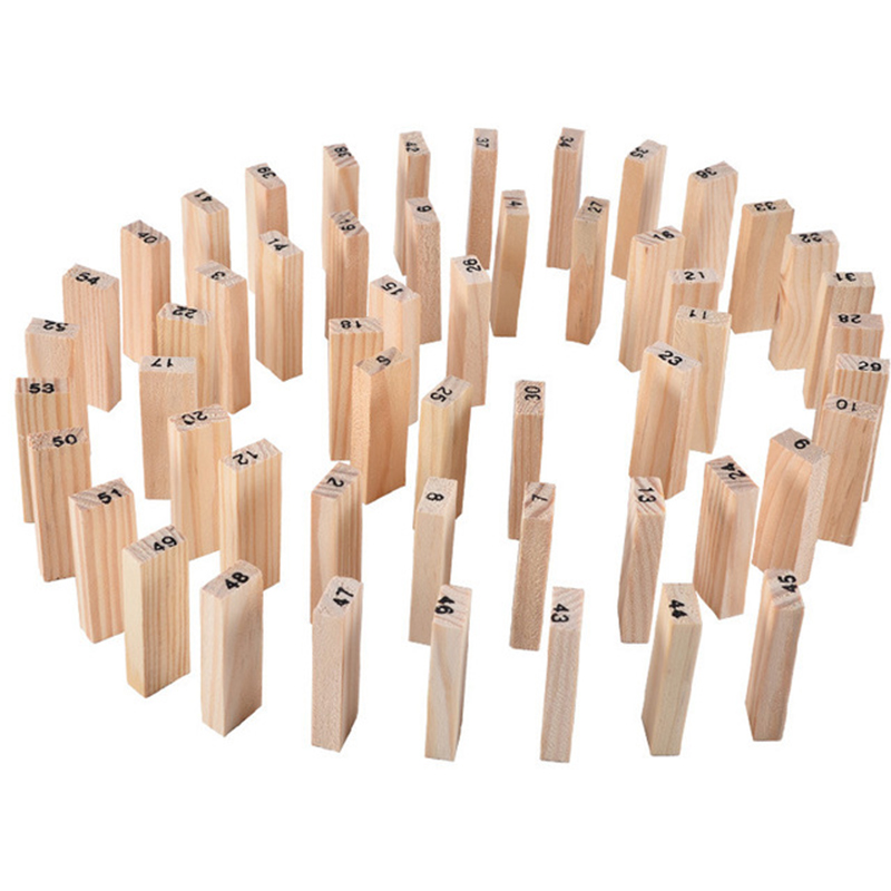 54 pièces blocs de constructio - Woodworking Domino avis et prix
