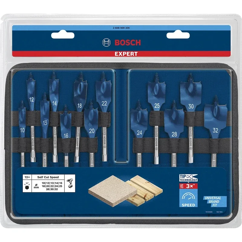 Jeu de forets Bosch EXPERT Sel - Woodworking Groove avis et prix
